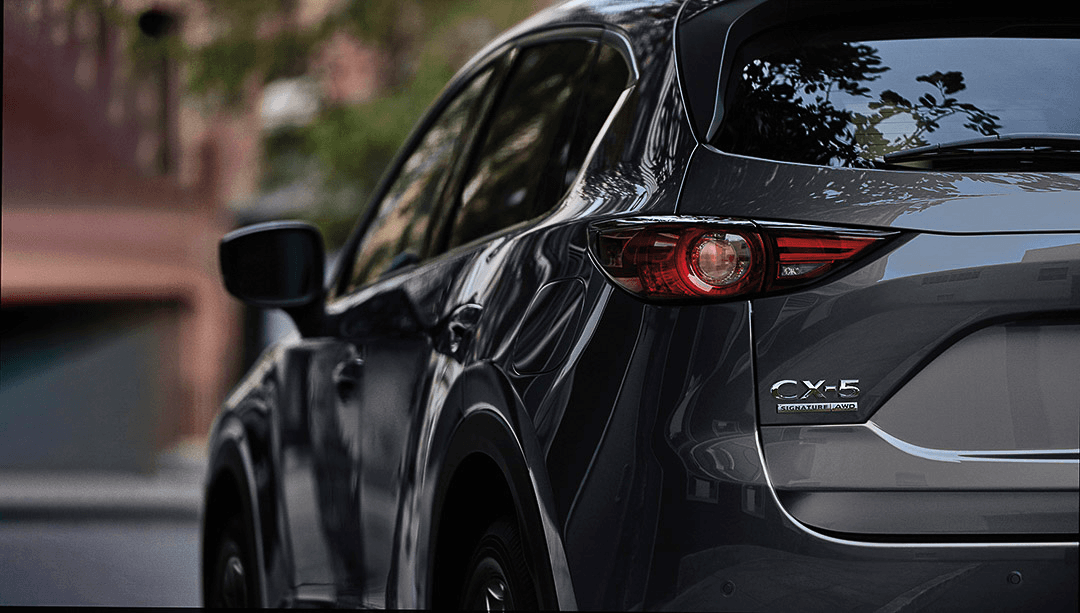 vue arrière du Mazda CX-5 2021.5