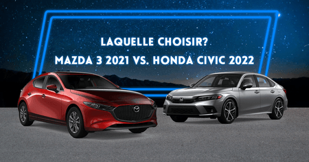 Mazda 3 vs. Honda Civic 2022 – Le duel des compactes