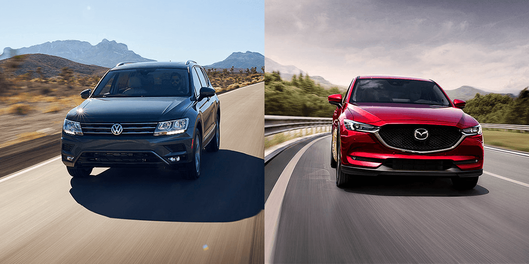  El Volkswagen Tiguan 2021 contra el Mazda CX-5 2021: una batalla reñida
